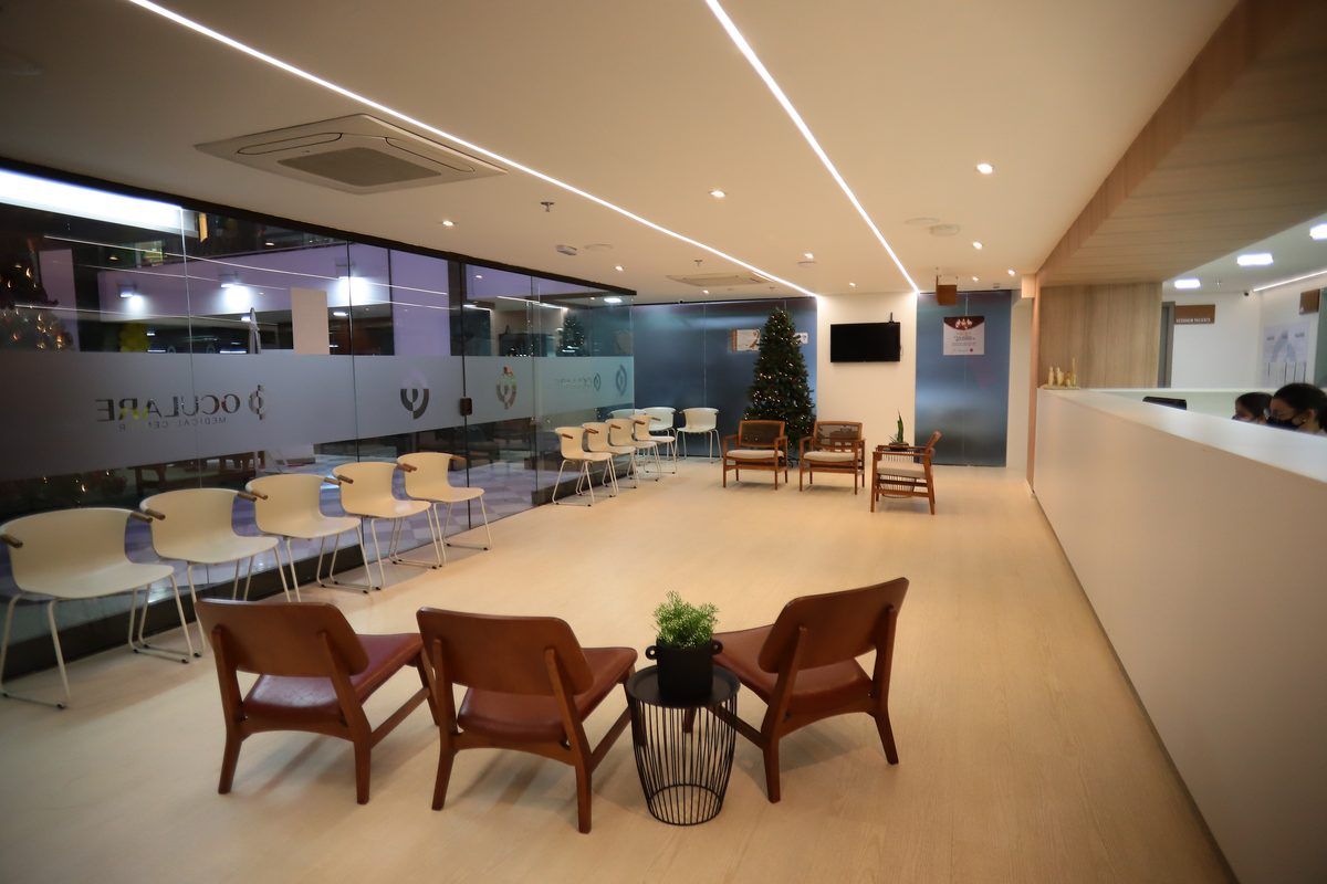 Recepção Oculare Medical Center Caruaru — Shopping Difusora
